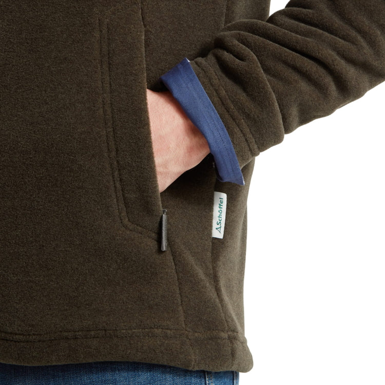 Schoffel Berkeley 1/4 Zip Fleece - Dark Olive