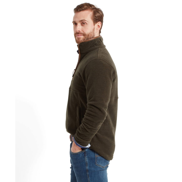 Schoffel Berkeley 1/4 Zip Fleece - Dark Olive