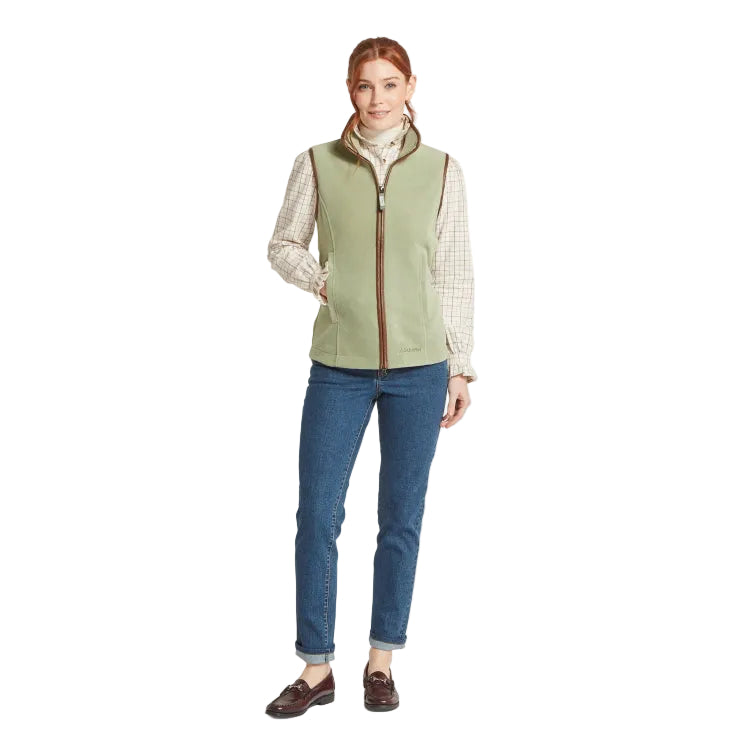 Schoffel Ladies Lyndon Fleece Gilet - Sage Green