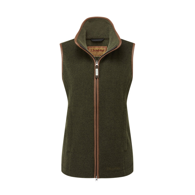 Schoffel Ladies Lyndon Fleece Gilet - Dark Olive