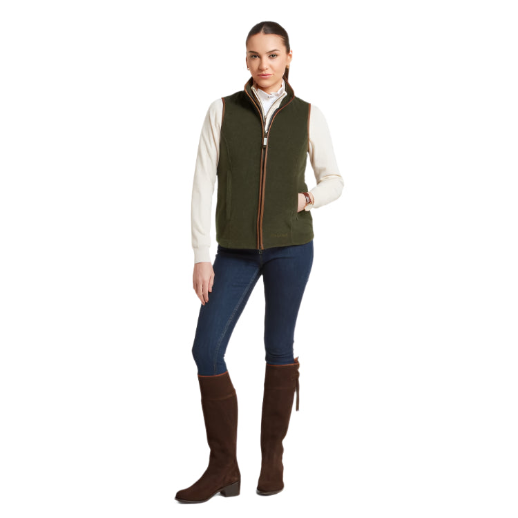 Schoffel Ladies Lyndon Fleece Gilet - Dark Olive