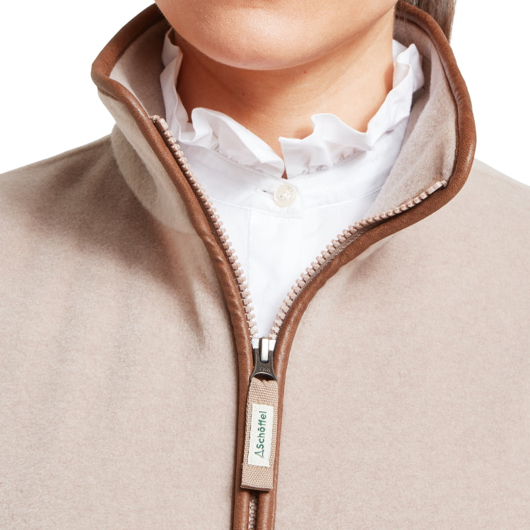 Schoffel Ladies Lyndon Fleece Gilet - Mushroom