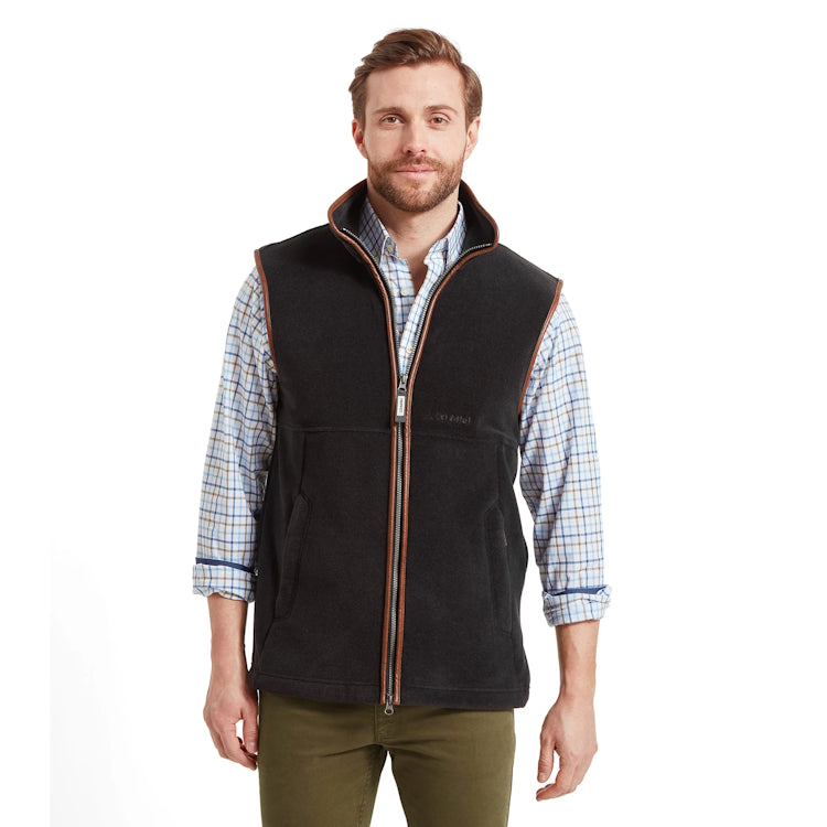 Schoffel Oakham Fleece Gilet - Gunmetal