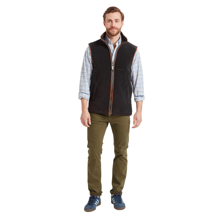 Schoffel Oakham Fleece Gilet - Gunmetal