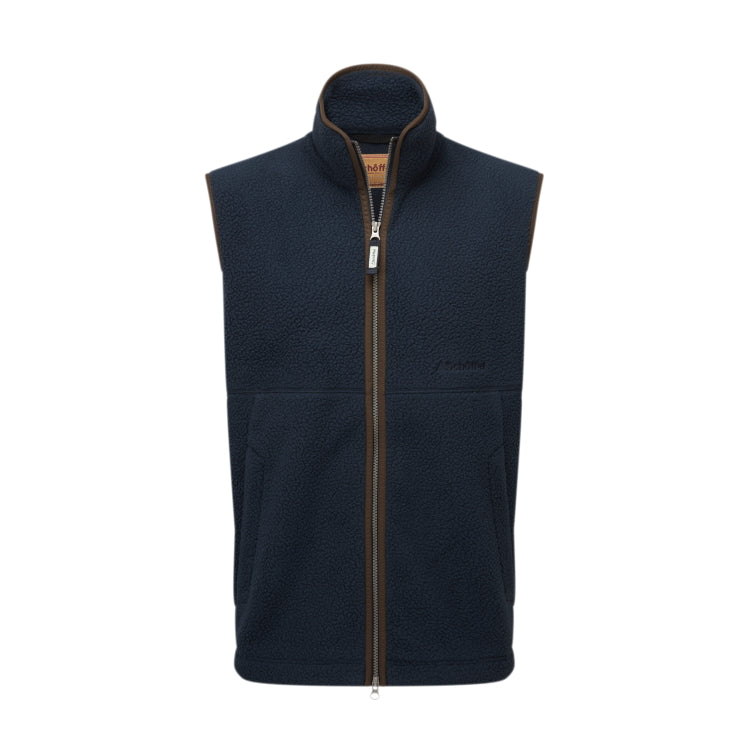 Schoffel Oakham Retro Fleece Gilet - True Navy
