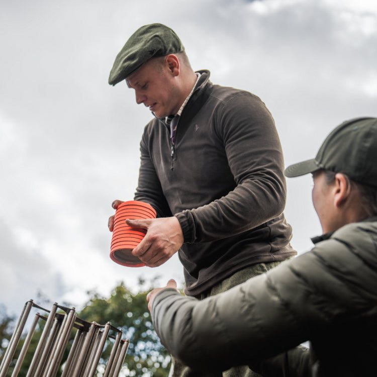 Seeland Benjamin Half Zip Fleece - Dark Brown