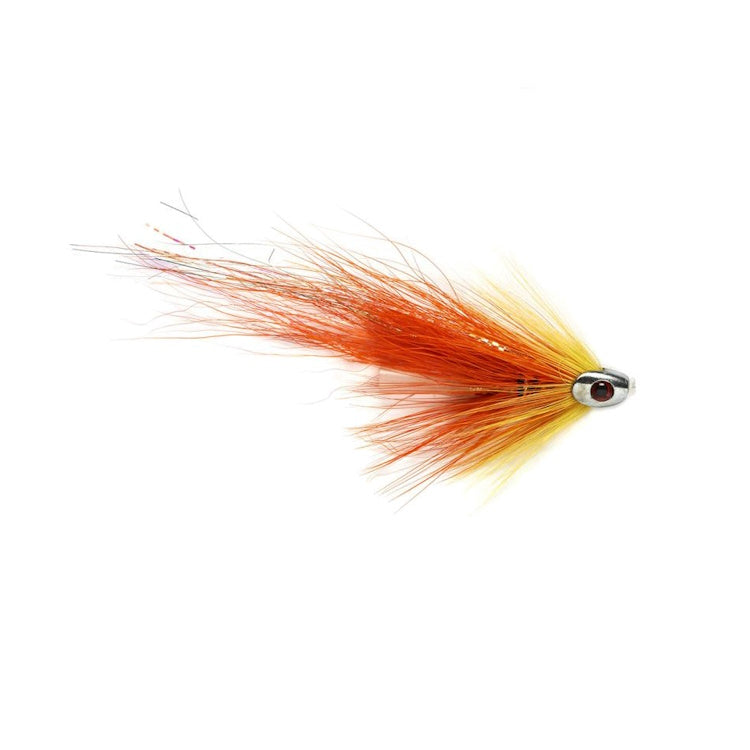 Flaming Silver Skullhead Fly