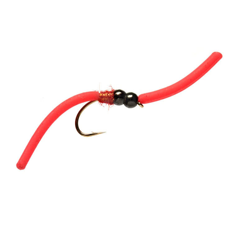 Procters Double Bead Squirmy Red Fly
