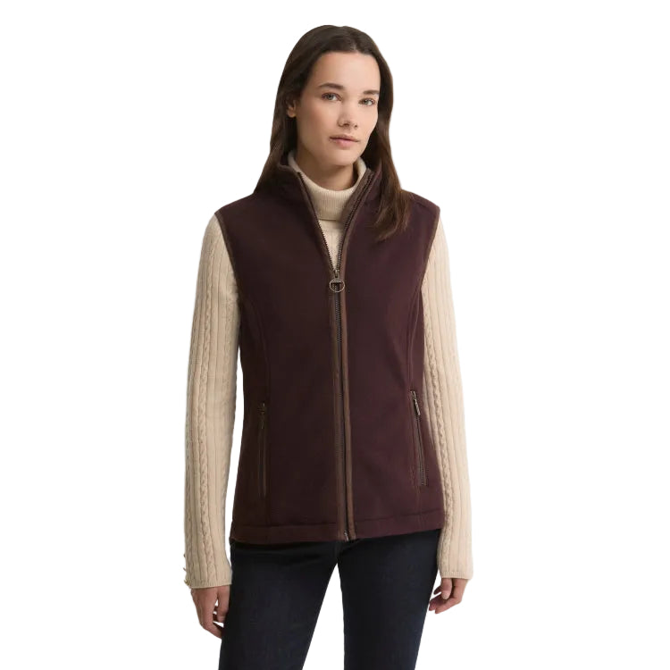 Barbour Ladies Country Colton Fleece Gilet - Fig