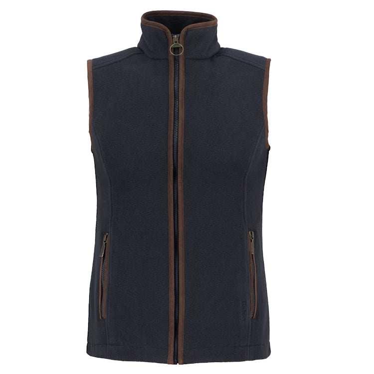 Barbour Ladies Country Colton Fleece Gilet - Navy