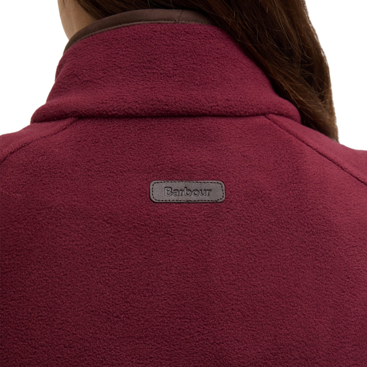 Barbour Ladies Country Colton Fleece Gilet - Port