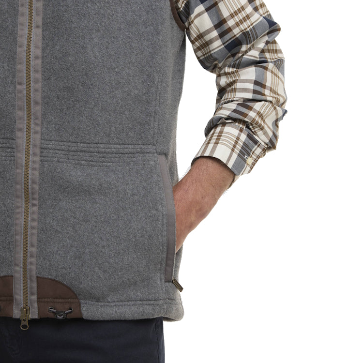 Barbour Langdale Fleece Gilet - Dark Grey Marl