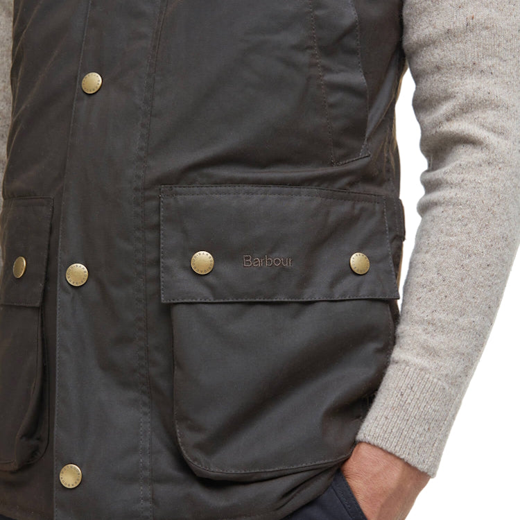 Barbour Westmorland Wax Gilet - Olive