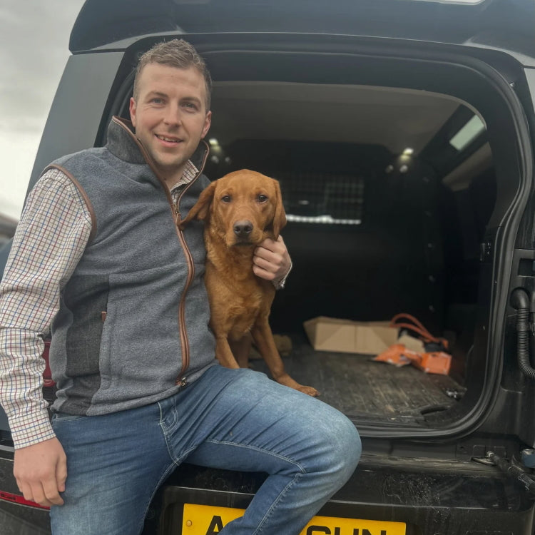 Gunner and Hound Tweed Incorporated Gilet - Slate Grey