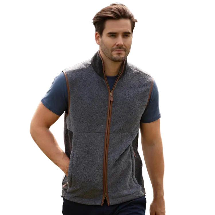 Gunner and Hound Tweed Incorporated Gilet - Slate Grey