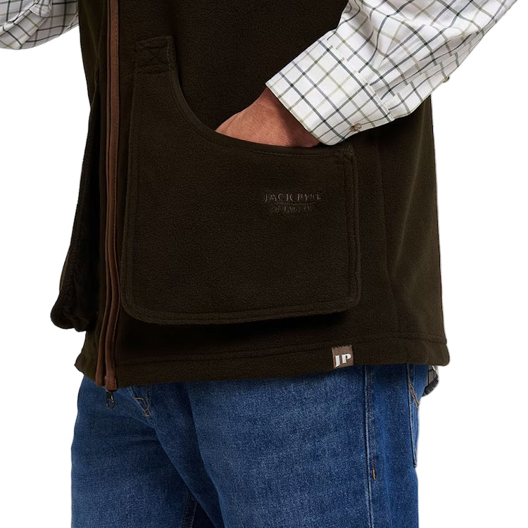 Jack Pyke Fleece Shooters Gilet - Dark Olive