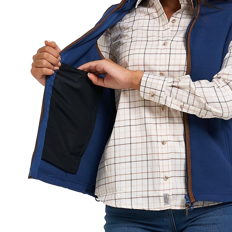 Jack Pyke Ladies Countryman Fleece Gilet - Denim