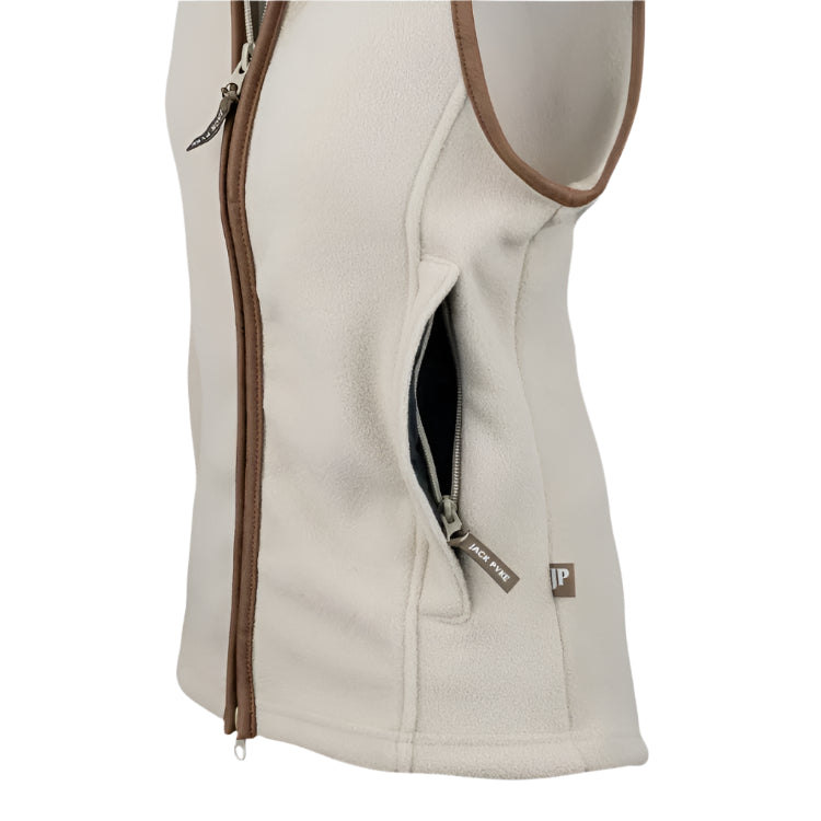 Jack Pyke Ladies Countryman Fleece Gilet - Mushroom