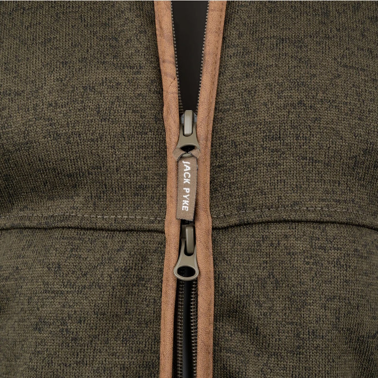 Jack Pyke Melange Fleece Gilet - Dark Olive