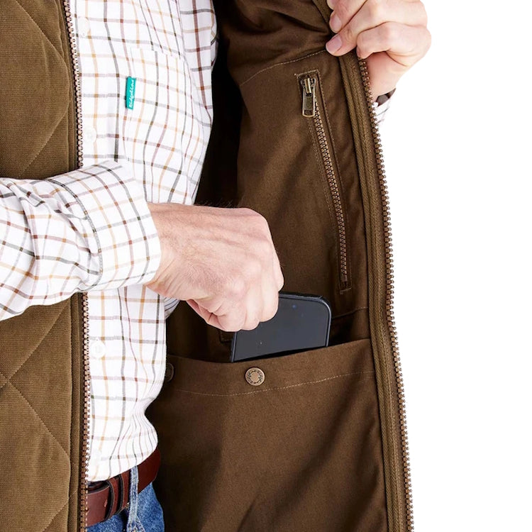 Ridgeline Wester Skeld Gilet - Moody Teak