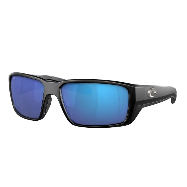 Costa Del Mar Fantail Pro Sunglasses - Matte Black Frame - Blue Mirror 580G Lens