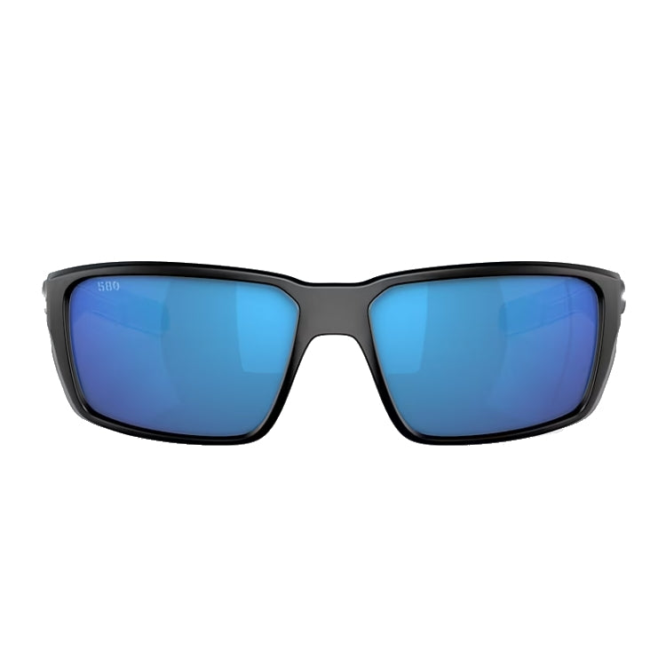 Costa Del Mar Fantail Pro Sunglasses Matte Black Frame Blue