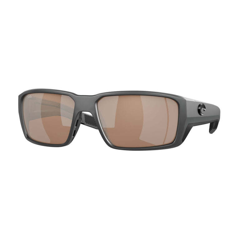 Costa Del Mar Fantail Pro Sunglasses Matte Black Frame Copper