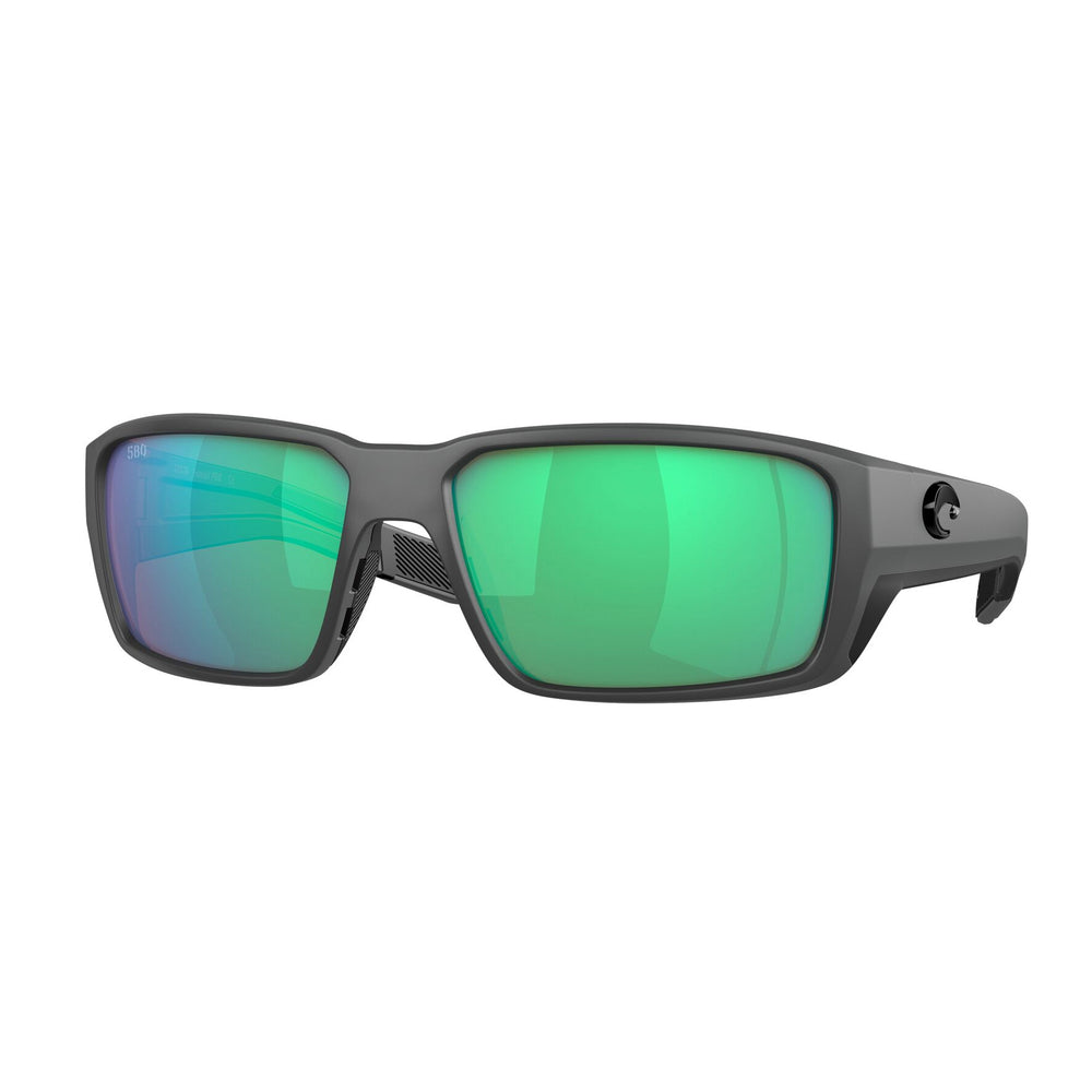 Costa Del Mar Fantail Pro Sunglasses - Matte Black Frame - Green Mirror 580G Lens