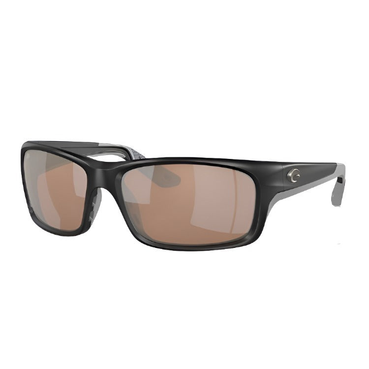 Costa Del Mar Jose Pro Sunglasses - Matte Black Frame - Copper Silver Mirror 580G Lens