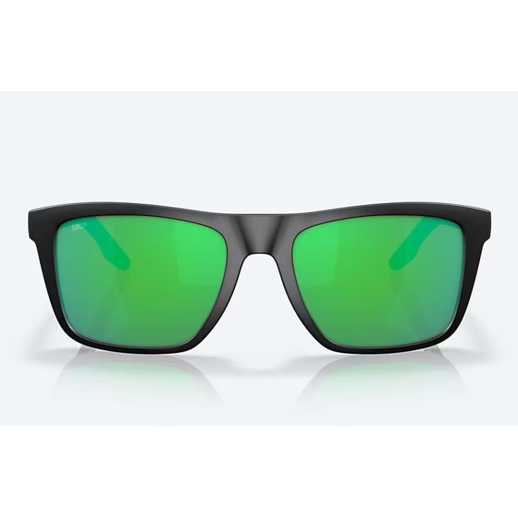 Costa Del Mar Mainsail Sunglasses - Matt Black Frame - Green Mirror 580P Lens