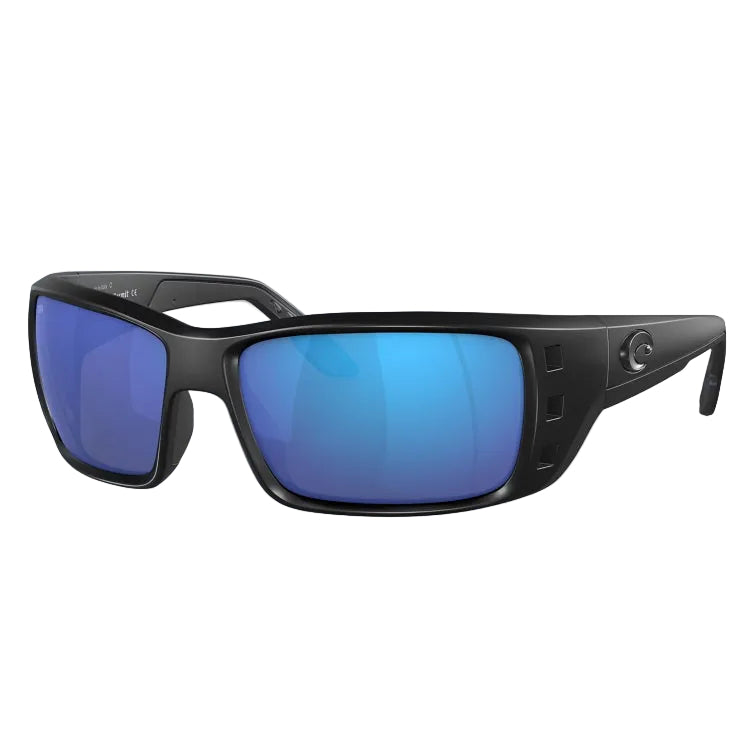 Costa Del Mar Permit Sunglasses - Blackout Frame - Blue Mirror 580G Lens