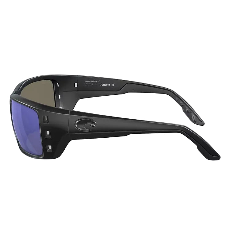 Costa Del Mar Permit Sunglasses - Blackout Frame - Blue Mirror 580G Lens