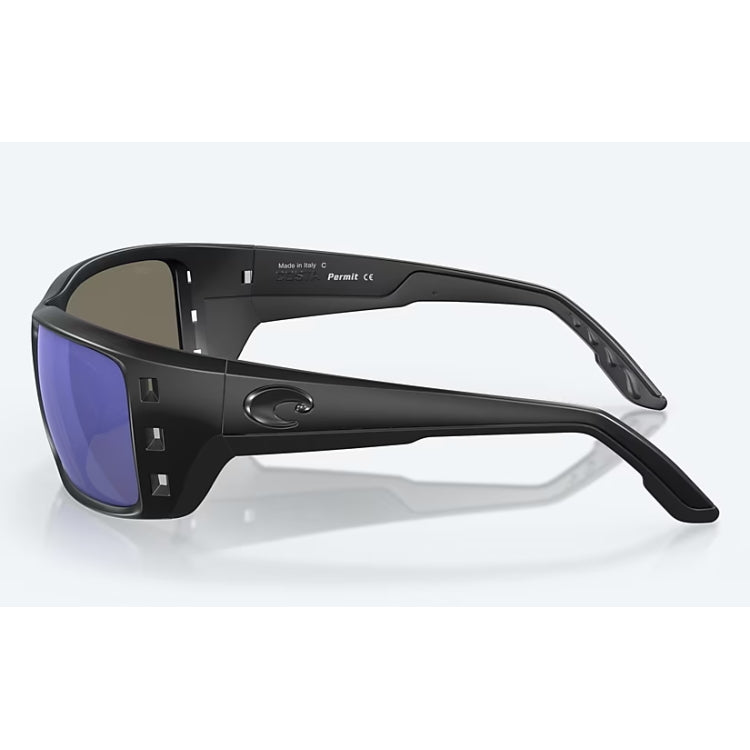 Costa Del Mar Permit Sunglasses - Blackout Frame - Blue Mirror 580G Lens