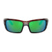 Costa Del Mar Permit Sunglasses - Tortoise Frame - Green Mirror 580P Lens