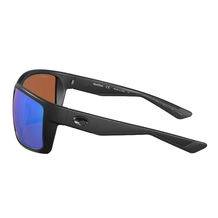 Costa Del Mar Reefton Sunglasses - Blackout Frame - Green Mirror 580P Lens