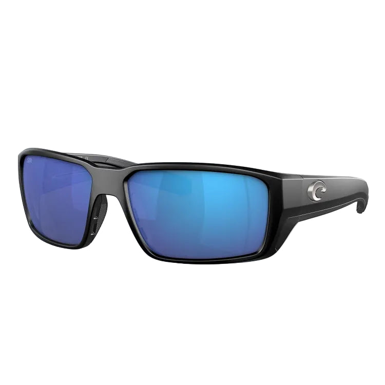Costa Del Mar Tuna Alley Pro Sunglasses - Matte Black Frame - Blue Mirror 580G Lens