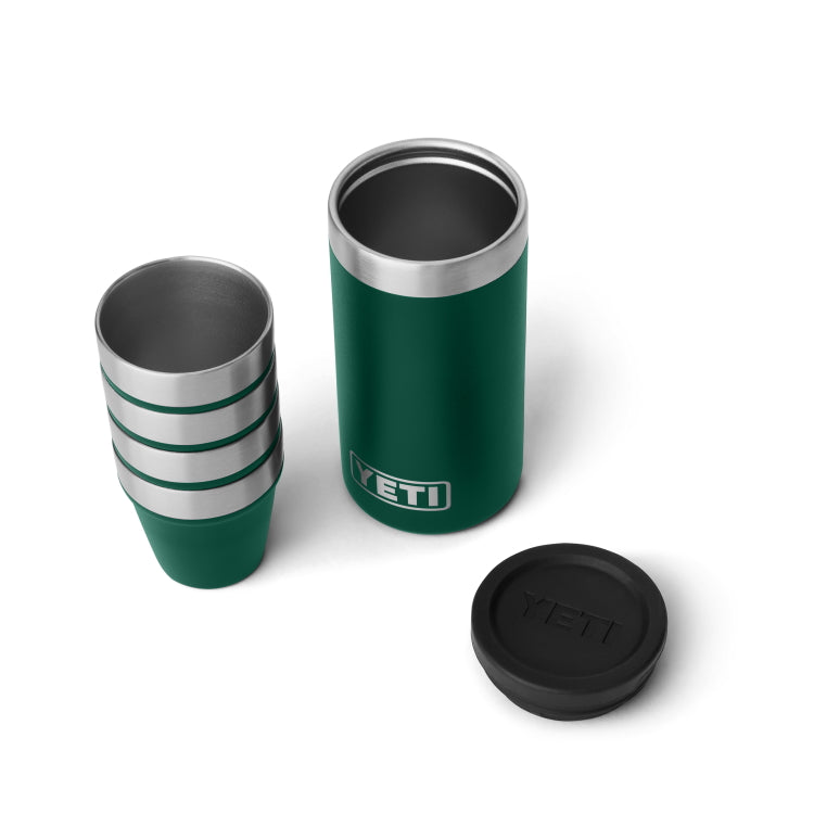 Yeti Rambler Shot Glasses - Black Forest Green