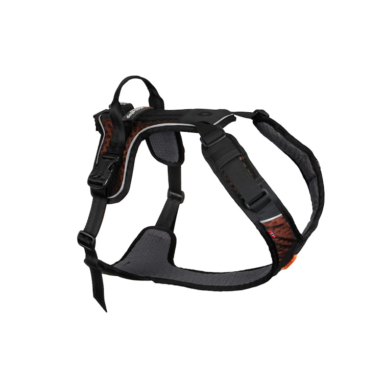Non-Stop Dogwear Rock Dog Harness - Black/Orange