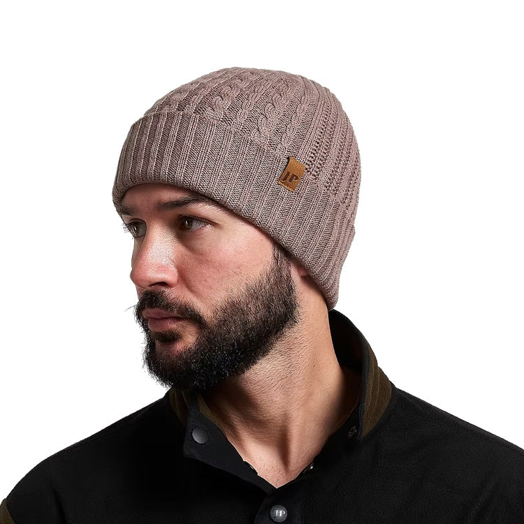 Jack Pyke Merino Wool Beanie Hat - Barley