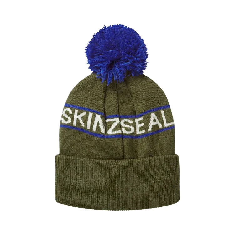 Sealskinz Heacham Waterproof Cold Weather Icon Bobble Hat - Olive