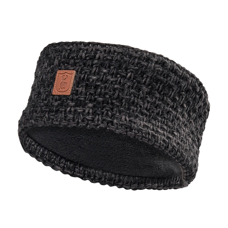 Deerhunter Ladies Knitted Headband - Black