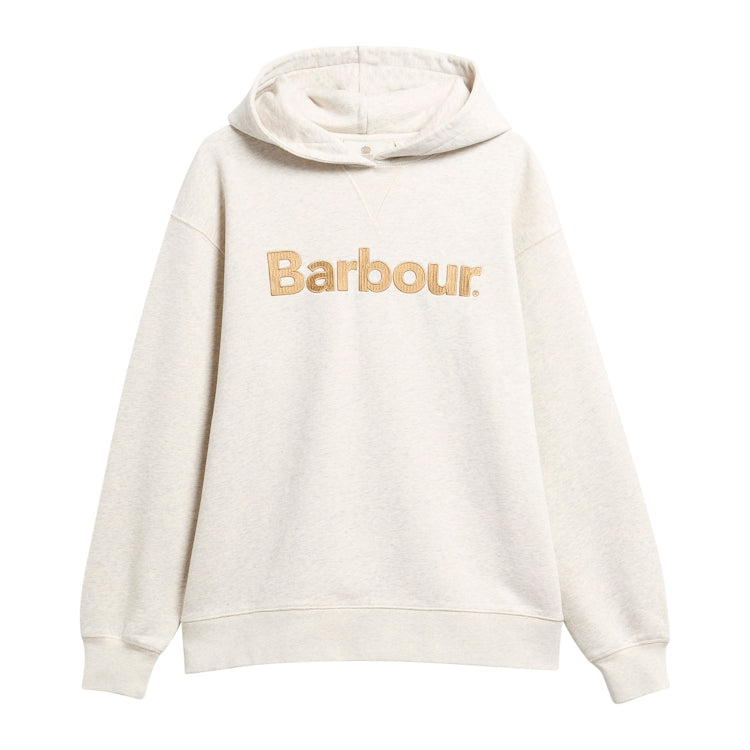Barbour Ladies Hartland Hoodie - Cloud Marl/Warm Trench