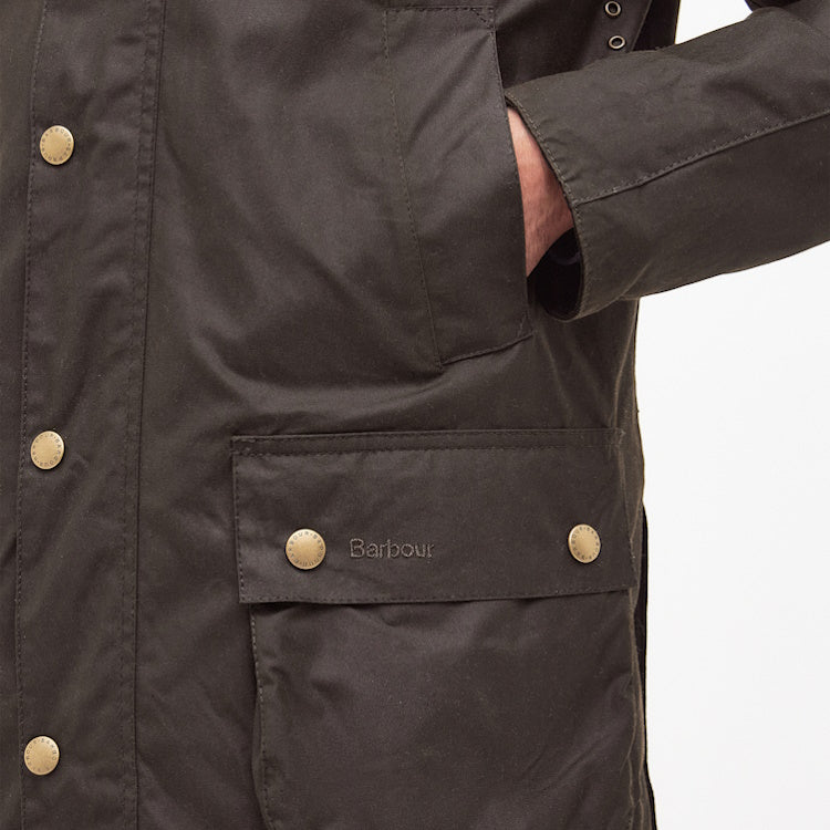 Barbour Ashby Wax Jacket - Olive