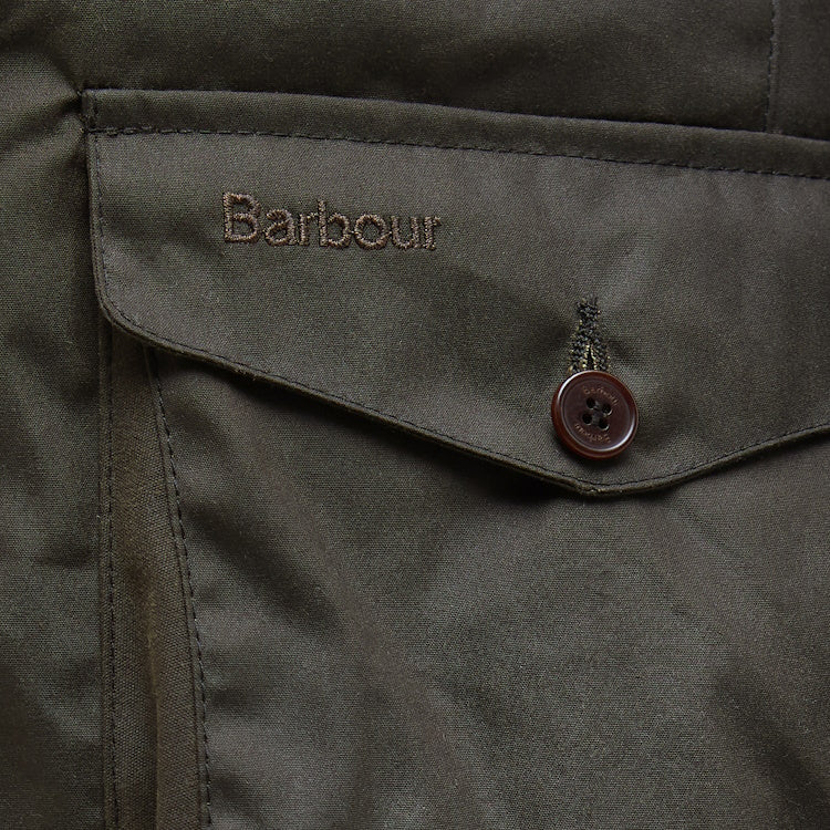 Barbour Beacon Sports Wax Jacket - Olive