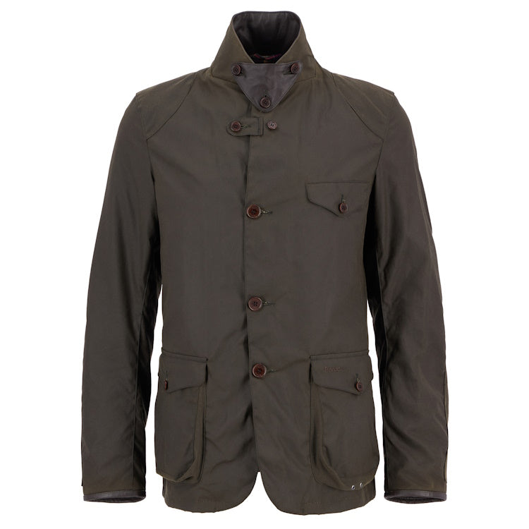 Barbour Beacon Sports Wax Jacket - Olive - John Norris