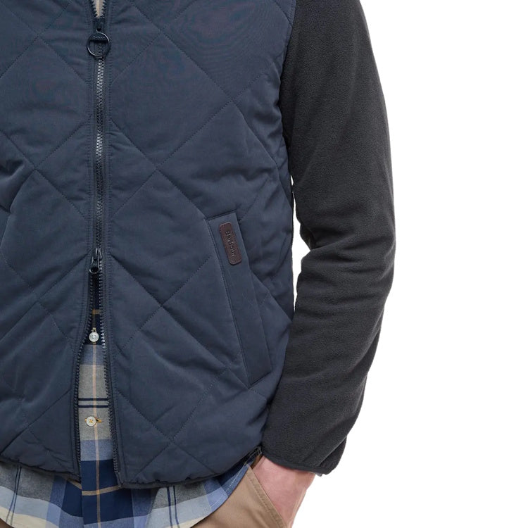 Barbour Hybrid Fleece Jacket - Navy