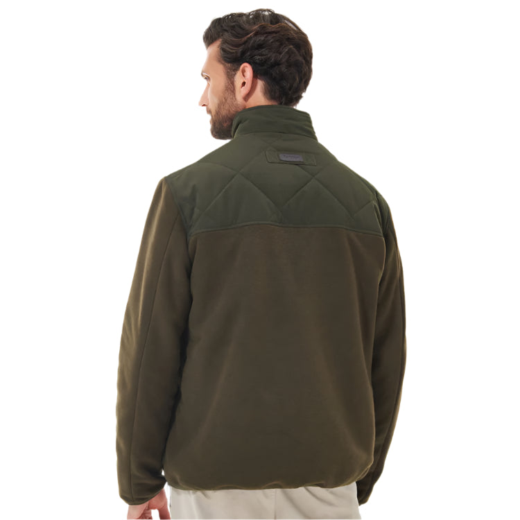 Barbour Hybrid Fleece Jacket - Olive