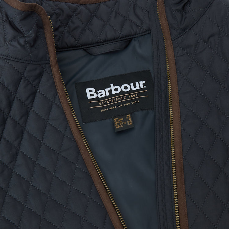 Barbour Ladies Basswood Quilted Jacket - Dark Navy