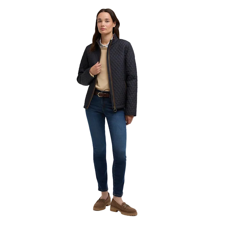 Barbour Ladies Basswood Quilted Jacket - Dark Navy