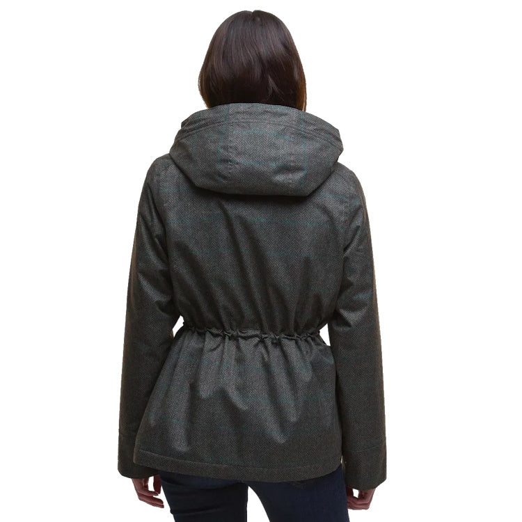 Barbour Ladies Dixon Waterproof Jacket - Gardenia Tweed
